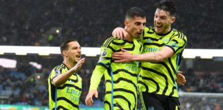 Arsenal venció 5-0 al Burnley y se acerca a la cima de la Premiere League. Fuente: Diario Deportivo Más.