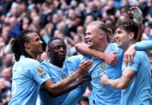 Con Julian Álvarez y Haaland: Manchester City 2-0 Everton Manchester City derrotó al Everton. Fuente: Manchester Evening News.