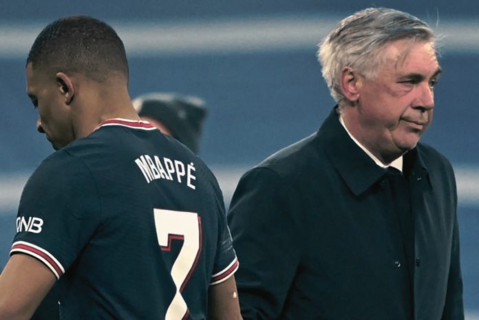 Carlo Ancelotti evitó hablar de Kylian Mbappé. Fuente: Keepup.