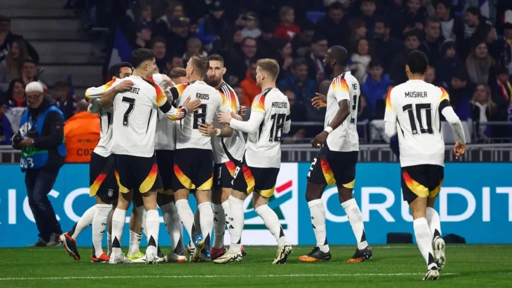 Alemania venció a Francia en un partido amistoso en el Groupama Stadium de Lyon, en el marco de la fecha FIFA.