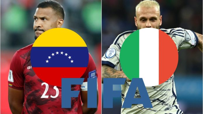 FIFA: Venezuela vs. Italia en un amistoso.