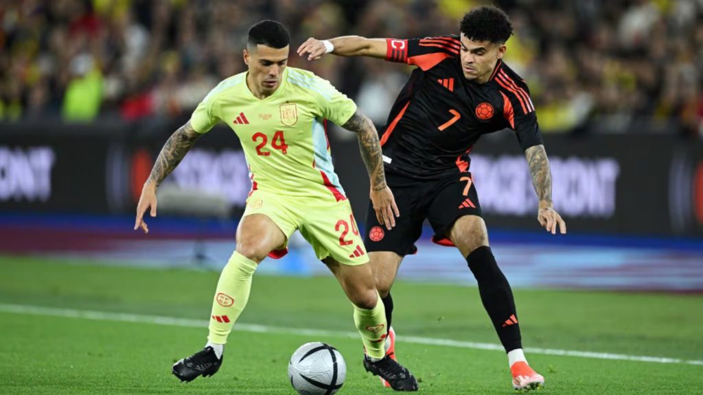 Colombia vención a España en un partido amistoso el viernes 22 de marzo.