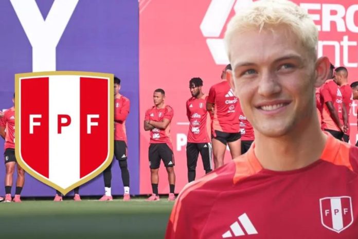 Oliver Sonne se sumó a los entrenamientos de la selección peruana. Fuente: El Futbolero Perú.