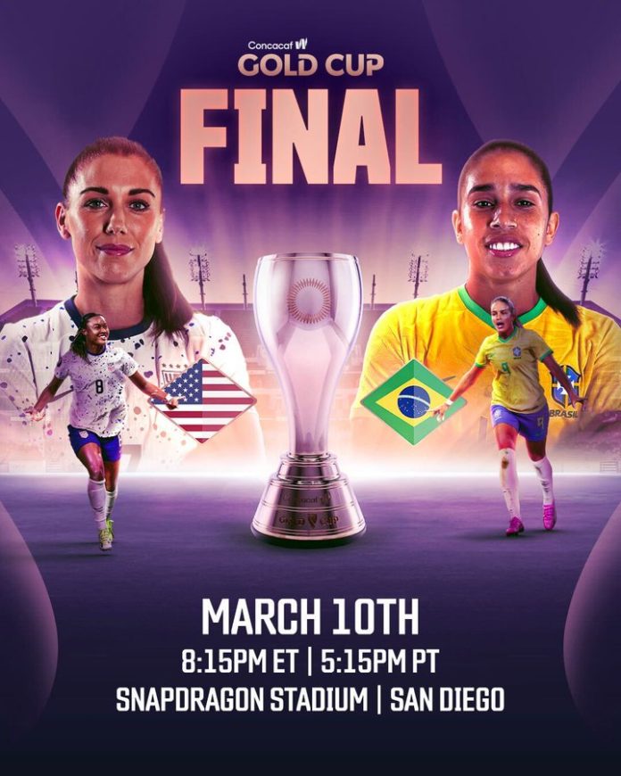 Previa: Brasil vs EE.UU en la final de la Copa Oro Femenina.