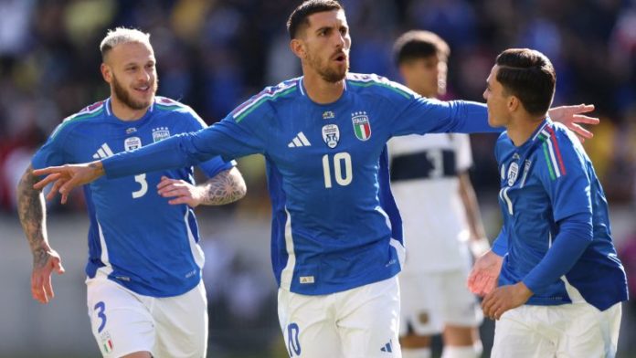 Italia gana 2-0 a Ecuador en amistoso internacional por fecha FIFA.