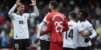 LaLiga  de España: Valencia se impone 1-0 ante Getafe.