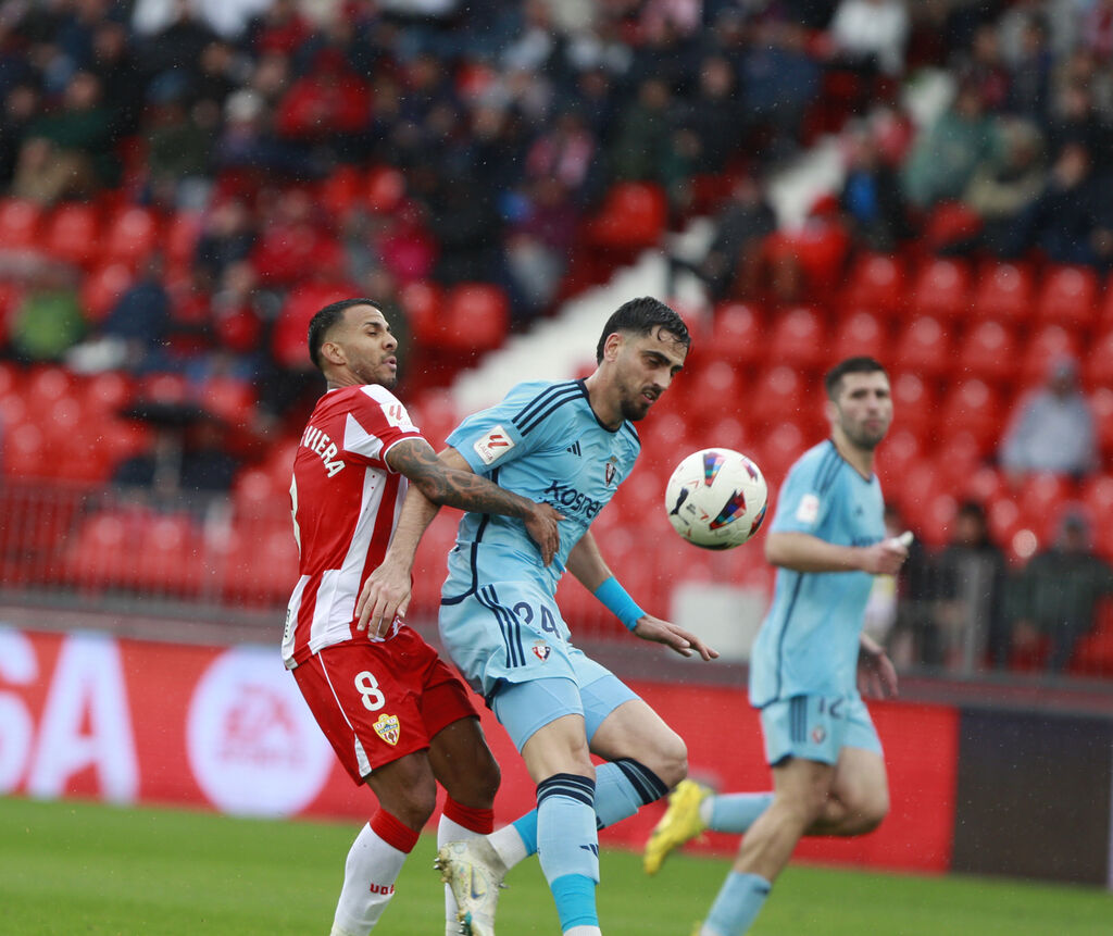Osasuna venció a Almería en un partido correspondiente a la fecha 30 del torneo España - LaLiga EA Sports 2023-24.