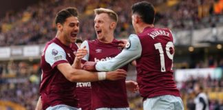 Premier League: Victoria del West Ham United ante Wolverhampton.