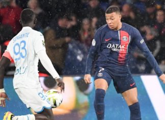PSG y Le Havre AC igualan 3 a 3 en la Ligue 1.