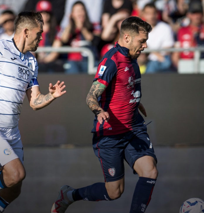 Serie A: Cagliari toma ventaja por 2-1 a Atalanta.