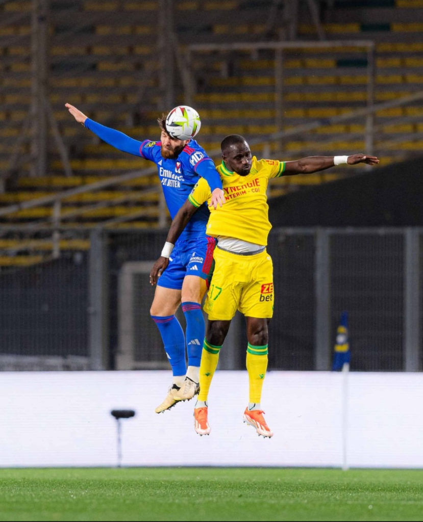 Lyon venció a Nantes en un encuentro por la jornada 28 del torneo Francia - Ligue 1 Uber Eats 2023-24.