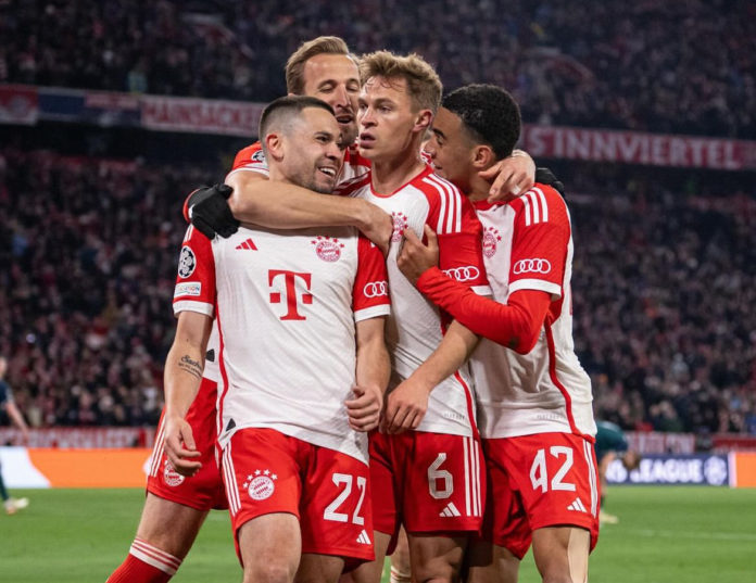 Bayern Munich vence al Arsenal y sella su pase a las semifinales de la Champions League 2024.
