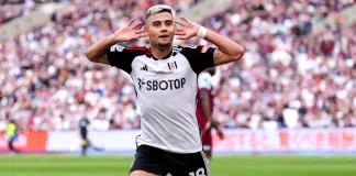 Premier League: Fulham triunfa con un doblete de Pereira sobre West Ham United por 2-0.