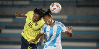 Empate entre Argentina y Ecuador en el Sudamericano Femenino Sub 20.