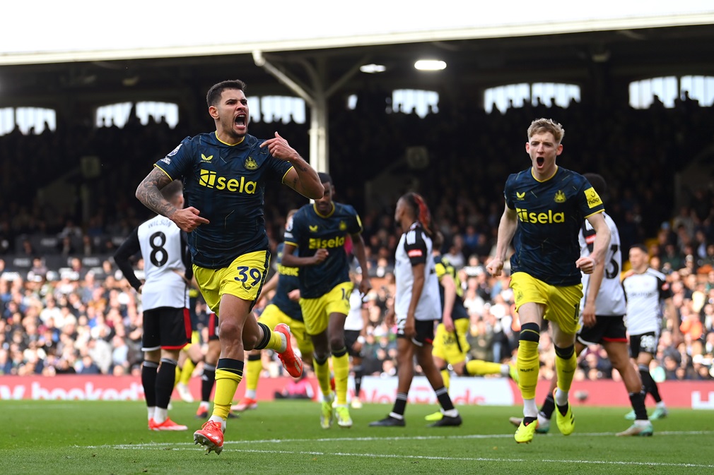 Newcastle aseguró su victoria con gol de Bruno Guimarães.
