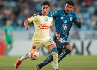 Pachuca derrota al América 2-1 en la Concachampions 2024.