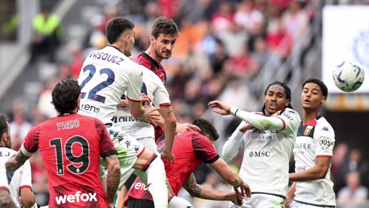 Genoa arruina la remontada del Milan encuentro que termina 3-3.