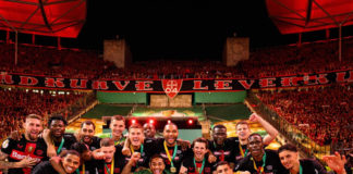 Bayer Leverkusen gana la Copa de Alemania tras derrotar 1-0 a Kaiserslautern.