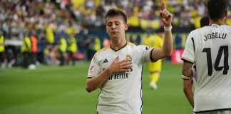 Arda Güler marca dos goles con Real Madrid y establece un récord.