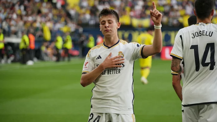 Arda Güler marca dos goles con Real Madrid y establece un récord.