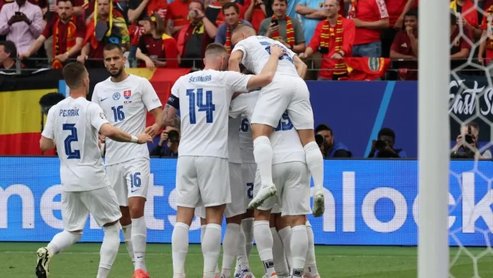 Eurocopa 2024: Eslovaquia ganó a Bélgica con un gol.
