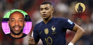 Prelista de los Juegos Olímpicos de París 2024 sin Mbappé.