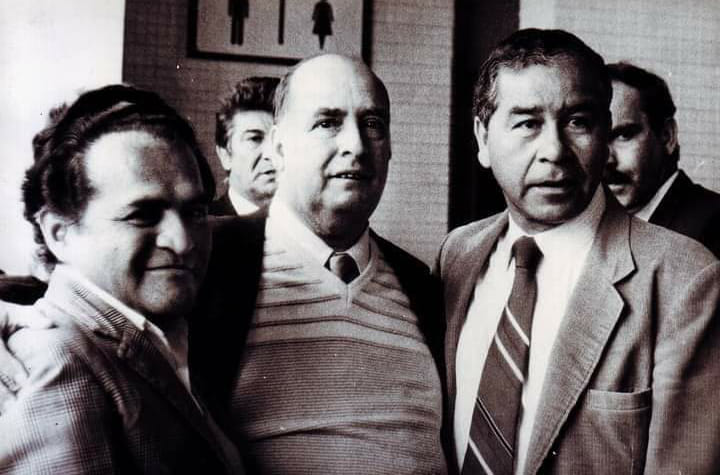 Con Pocho y Carlitos Enciso, quienes fundaron Ovación, en el 64