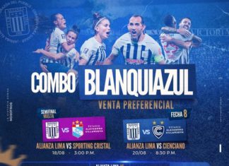 ¡»Combo blanquiazul» para todo el pueblo aliancista!