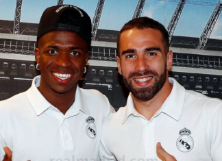 Carvajal le responde a Vinícius