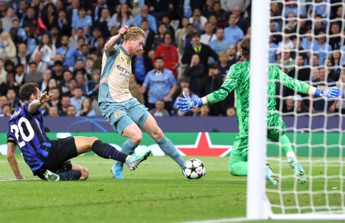 Manchester City empató 0 a 0 con Inter de Milán por la Champions League Manchester City empató 0 a 0 con Inter de Milán por la Champions League
