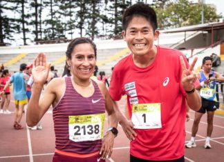 Cristhian Escobar y Jazmín Matos destacan en la segunda edición de la Nikkei Run Cristhian Escobar y Jazmín Matos destacan en la segunda edición de la Nikkei Run