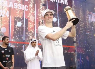 Diego Elías se corona campeón del QTerminals Qatar Classic Diego Elías se corona campeón del QTerminals Qatar Classic