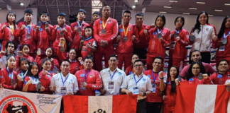 La selección peruana de kick boxing obtuvo 44 medallas
