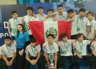 Perú campeón de la Copa Pacífico Sub-14 de Waterpolo