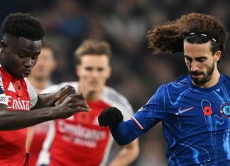 Chelsea y Arsenal empatan 1-1 Chelsea y Arsenal empatan 1-1