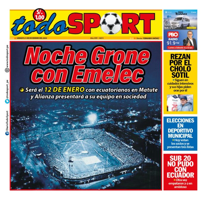 Portada Todosport 21-12-24