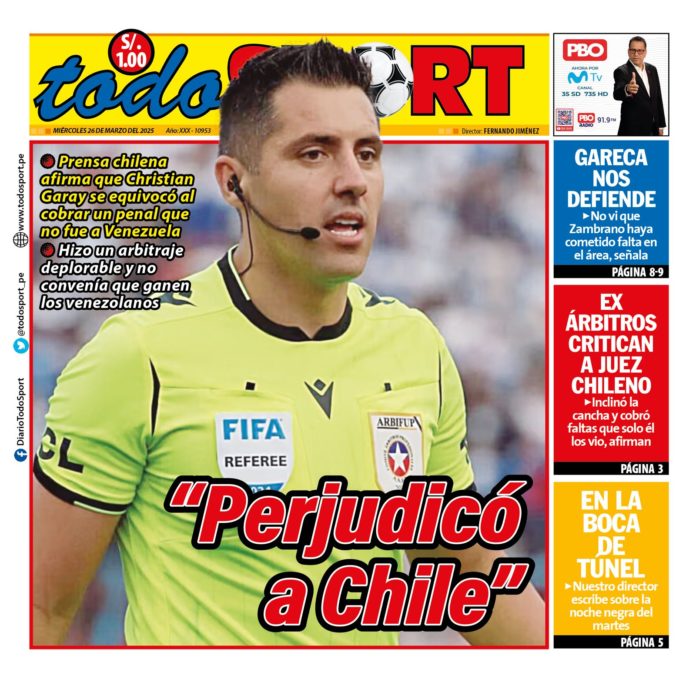 Portada Diario TodoSport (27/03/2025)