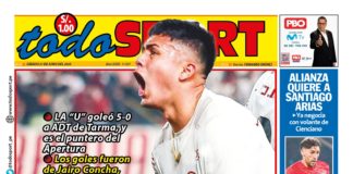 Portada Todo Sport 21-06-25