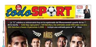 Portada Diario TodoSport (08/08/2025)