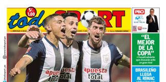 Portada impresa Todosport 13-08-25