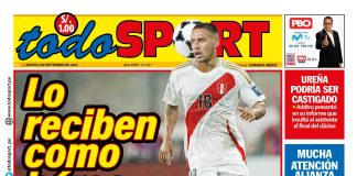 Portada diario todo sport 02-09-25