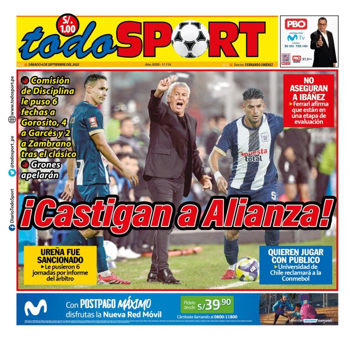 Portada todosport 06-09-25
