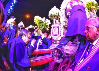 Gobierno Regional del Callao recibe la visita oficial de la Hermandad del Señor de los Milagros