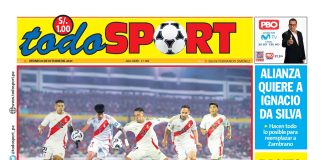 Portada diario Todo sport