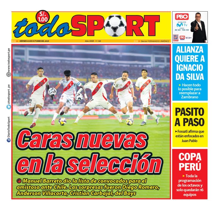 Portada diario Todo sport