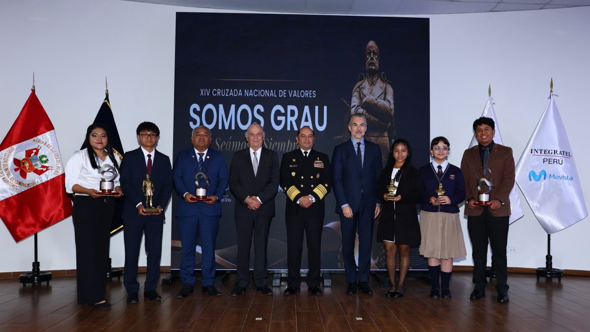 Marina de Guerra, Fundación Grau Movistar reconocen a peruanos ejemplares en la Cruzada de Valores “Somos Grau, Seámoslo Siempre”