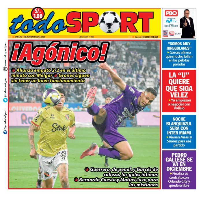 Diario Todosport 01-11-25