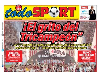 Portada diario Todosport 08/11/25