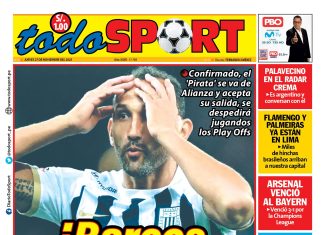 Portada Diario TodoSport (27/11/2025) Portada Diario TodoSport (27/11/2025)