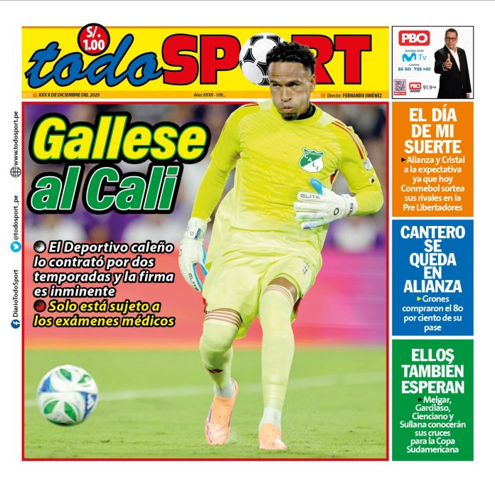 Portada Diario TodoSport (18/12/2025)